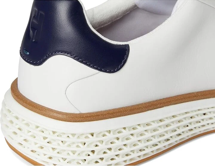 Cole Haan Grandpro Court Skyweave Sneakers Men's Shoes Optic White/Midnight Moon/White : 13 D - Medium, Leather - Image 7