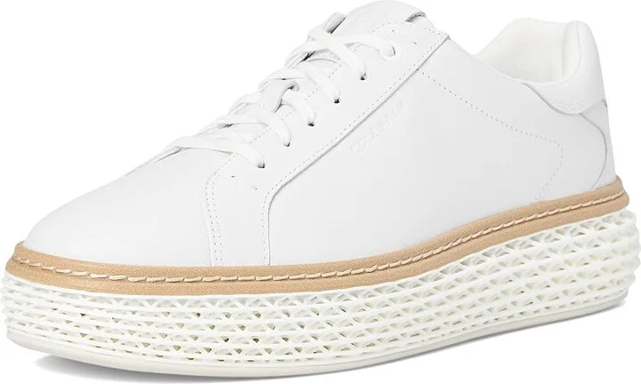 Cole Haan Grandpro Court Skyweave Sneakers Women's Snow Shoes Optic White/Optic White : 10.5 B - Medium, Leather - Image 5