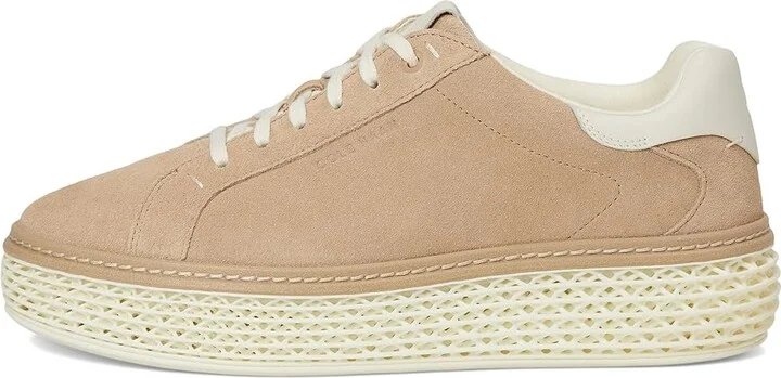 Cole Haan Grandpro Court Skyweave Sneakers Women's Snow Shoes Tuscan Sand/Ivory : 6.5 B - Medium, Leather - Image 6