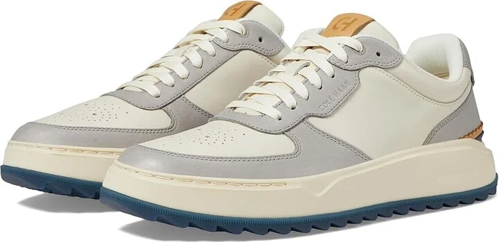 Cole Haan Grandpro Crossover Golf Men's Lace-up Boots Ivory/Drizzle : 7 D - Medium, Leather