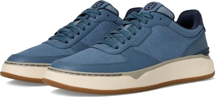 Cole Haan Grandpro Crossover Sneaker Men's Shoes China Blue/Navy Blazer/Ivory : 12 W - Wide, Leather