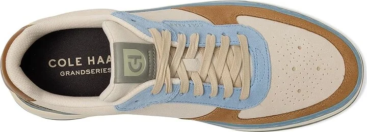 Cole Haan Grandpro Crossover Sneaker Men's Shoes Faded Denim Suede/Light Sesame/Ivory : 7 W - Wide, Leather - Image 2