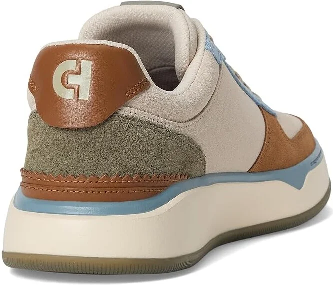 Cole Haan Grandpro Crossover Sneaker Men's Shoes Faded Denim Suede/Light Sesame/Ivory : 7 W - Wide, Leather - Image 4