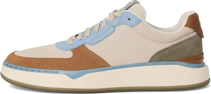 Cole Haan Grandpro Crossover Sneaker Men's Shoes Faded Denim Suede/Light Sesame/Ivory : 7 W - Wide, Leather - Image 6