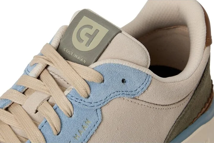 Cole Haan Grandpro Crossover Sneaker Men's Shoes Faded Denim Suede/Light Sesame/Ivory : 7 W - Wide, Leather - Image 7