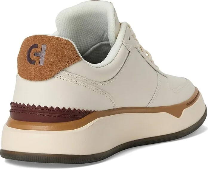 Cole Haan Grandpro Crossover Sneaker Men's Shoes Ivory/Hickory/Golden Toffee : 7 D - Medium, Leather - Image 4