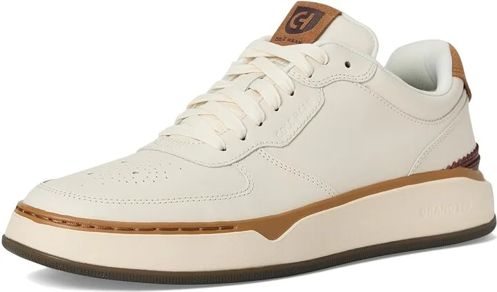 Cole Haan Grandpro Crossover Sneaker Men's Shoes Ivory/Hickory/Golden Toffee : 7 D - Medium, Leather - Image 5
