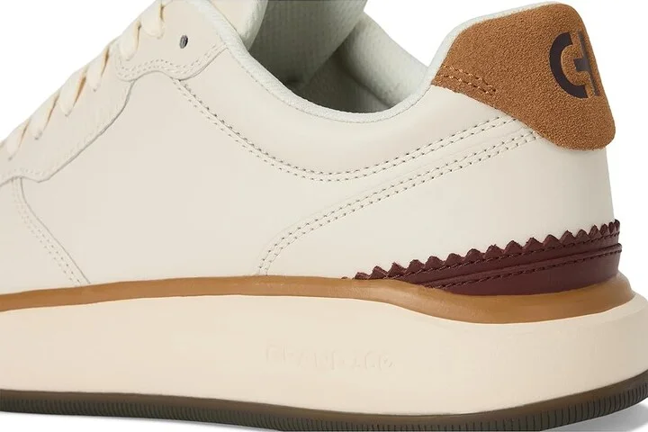 Cole Haan Grandpro Crossover Sneaker Men's Shoes Ivory/Hickory/Golden Toffee : 7 D - Medium, Leather - Image 7