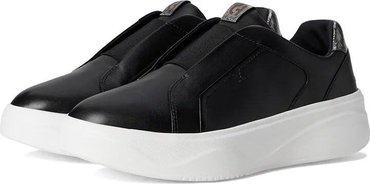 Cole Haan Grandpro Demi Slip-On Sneakers Women's Shoes Black/Opticptic White : 5 C - Wide, Leather