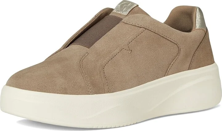 Cole Haan Grandpro Demi Slip-On Sneakers Women's Shoes Irish Coffee Suede/Ivory : 5 C - Wide, Leather - Image 5