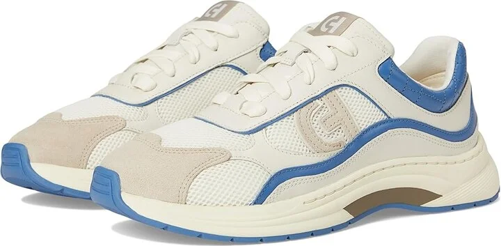 Cole Haan Grandpro Eleeana Runners Women's Shoes Ivory/Dutchblue Leather : 9.5 B - Medium, Leather/Suede