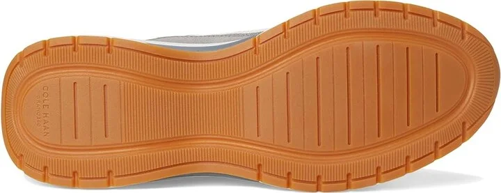 Cole Haan Grandpro Eleeana Runners Women's Shoes White Leather/Frost Gray Suede : 7 B - Medium, Leather/Suede - Image 3