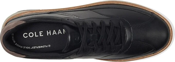 Cole Haan Grandpro Featherarc Bike Toe Sneakers Men's Lace-up Boots Black/Plum Kitten/Paloma : 10 D - Medium, Leather - Image 2