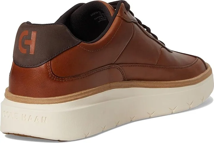 Cole Haan Grandpro Featherarc Bike Toe Sneakers Men's Lace-up Boots British Tan/Ivory : 9 D - Medium, Leather - Image 4