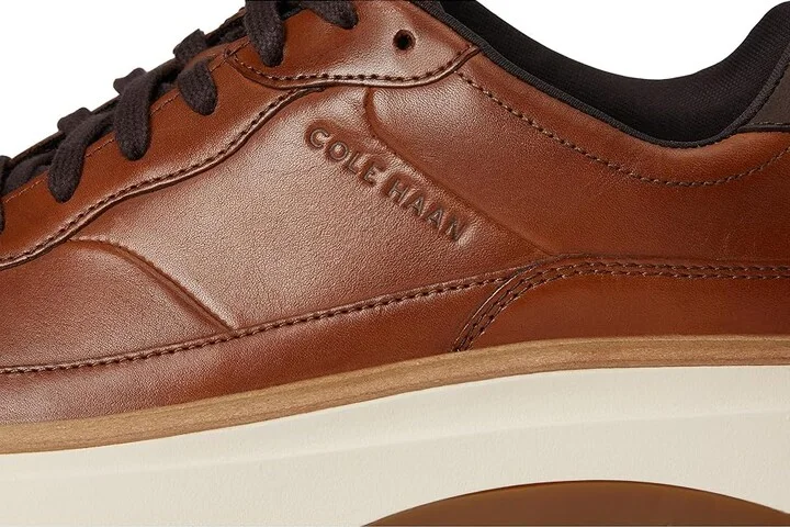 Cole Haan Grandpro Featherarc Bike Toe Sneakers Men's Lace-up Boots British Tan/Ivory : 9 D - Medium, Leather - Image 7