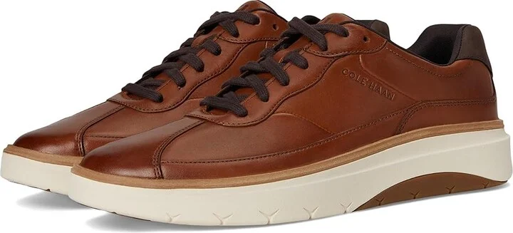 Cole Haan Grandpro Featherarc Bike Toe Sneakers Men's Lace-up Boots British Tan/Ivory : 9 D - Medium, Leather