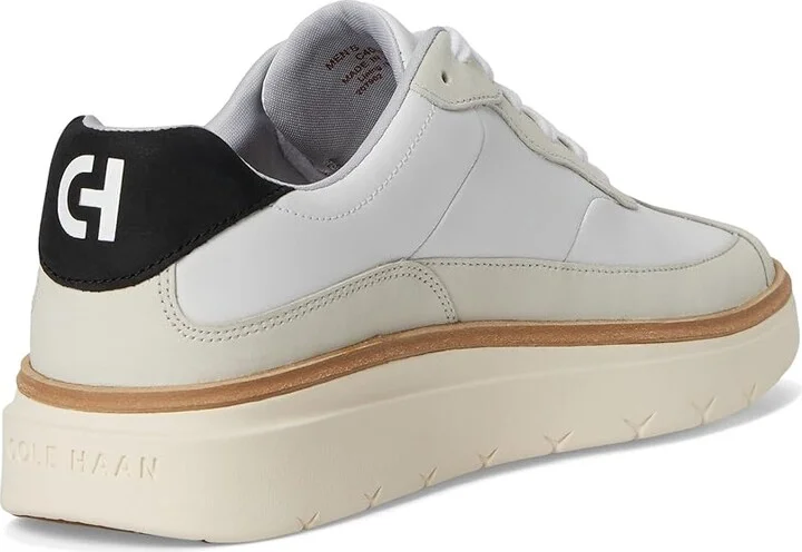 Cole Haan Grandpro Featherarc Bike Toe Sneakers Men's Lace-up Boots Optic White/Ivory/Black : 11 D - Medium, Leather - Image 4