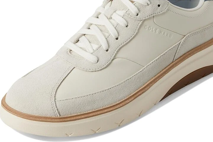 Cole Haan Grandpro Featherarc Bike Toe Sneakers Men's Shoes Ivory/Provincial Blue/Silver Birch : 7.5 W - Wide, Leather - Image 7
