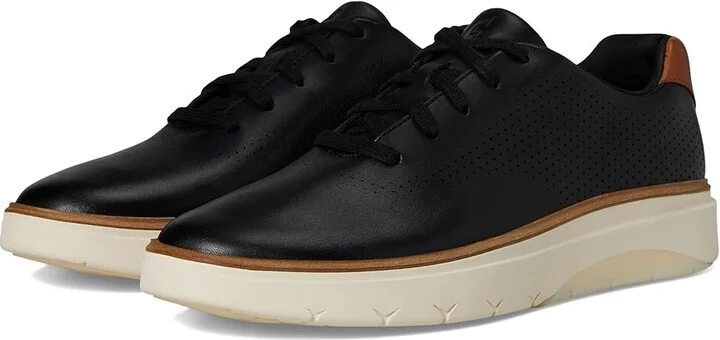 Cole Haan Grandpro Featherarc Laser Sneakers Men's Lace-up Boots Black/Ivory 1 : 11.5 D - Medium, Leather/Rubber