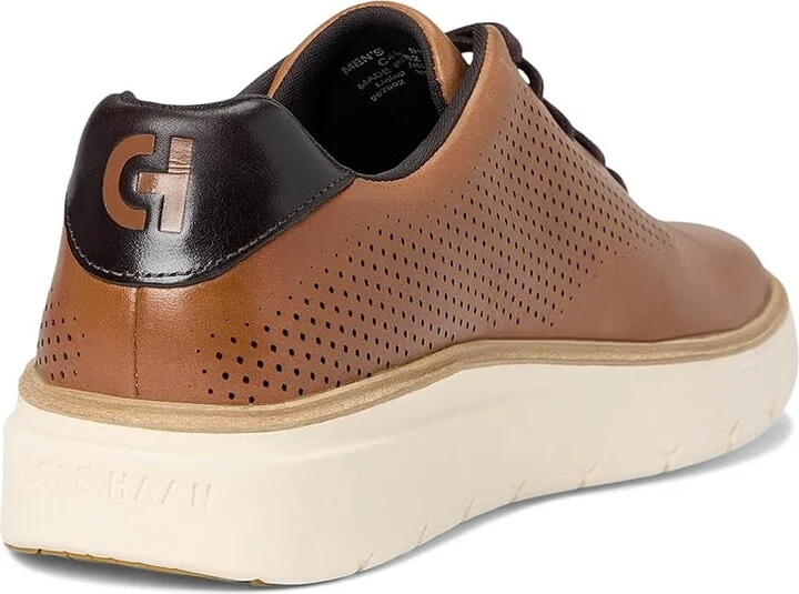 Cole Haan Grandpro Featherarc Laser Sneakers Men's Lace-up Boots British Tan/Ivory : 9 D - Medium, Leather/Rubber - Image 4