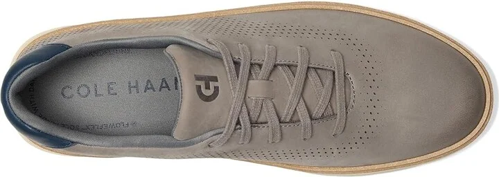 Cole Haan Grandpro Featherarc Laser Sneakers Men's Lace-up Boots Ironstone Nubuck/Silver Birch/Navy Blazer : 11 D - Medium, Leather/Rubber - Image 2