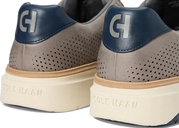 Cole Haan Grandpro Featherarc Laser Sneakers Men's Lace-up Boots Ironstone Nubuck/Silver Birch/Navy Blazer : 11 D - Medium, Leather/Rubber - Image 7