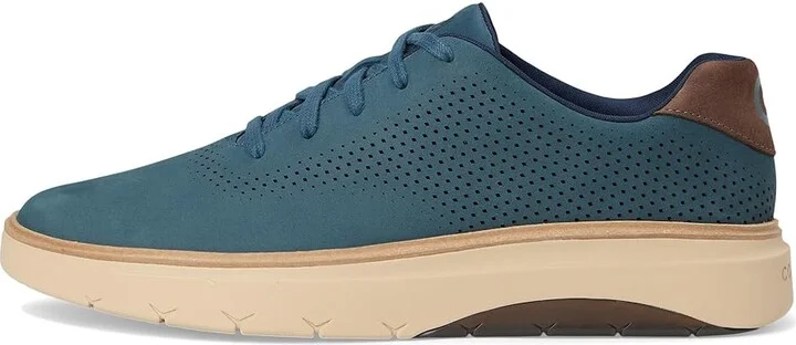 Cole Haan Grandpro Featherarc Laser Sneakers Men's Lace-up Boots Orion Blue Nubuck/Oxford Tan/Lava : 7.5 D - Medium, Leather/Rubber - Image 6