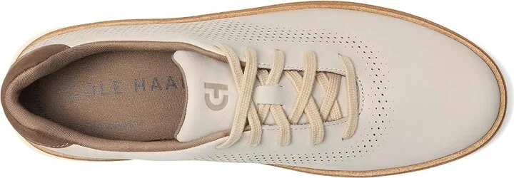 Cole Haan Grandpro Featherarc Laser Sneakers Men's Lace-up Boots Oxford Tan Nubuck/Ivory/Truffle : 9 D - Medium, Leather/Rubber - Image 2