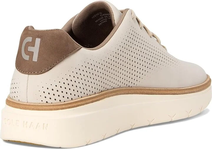 Cole Haan Grandpro Featherarc Laser Sneakers Men's Lace-up Boots Oxford Tan Nubuck/Ivory/Truffle : 9 D - Medium, Leather/Rubber - Image 4