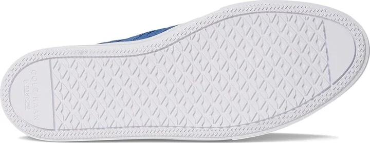 Cole Haan Grandpro Harbor Sneakers Women's Shoes Dutchblue Woven Canvas : 6 B - Medium, Leather - Image 3