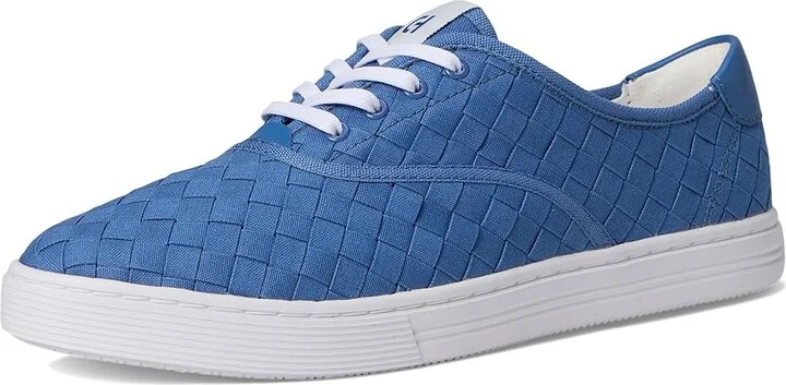 Cole Haan Grandpro Harbor Sneakers Women's Shoes Dutchblue Woven Canvas : 6 B - Medium, Leather - Image 5