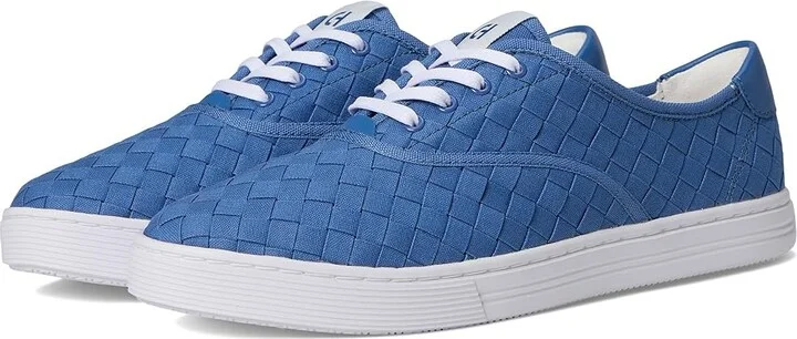 Cole Haan Grandpro Harbor Sneakers Women's Shoes Dutchblue Woven Canvas : 6 B - Medium, Leather