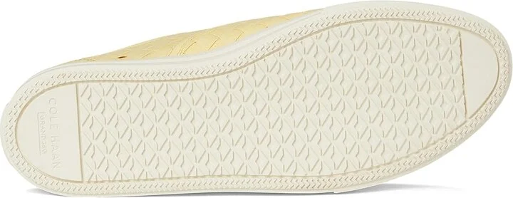 Cole Haan Grandpro Harbor Sneakers Women's Shoes Pale Banana Woven Canvas/Leather/Ivory : 5.5 B - Medium - Image 3