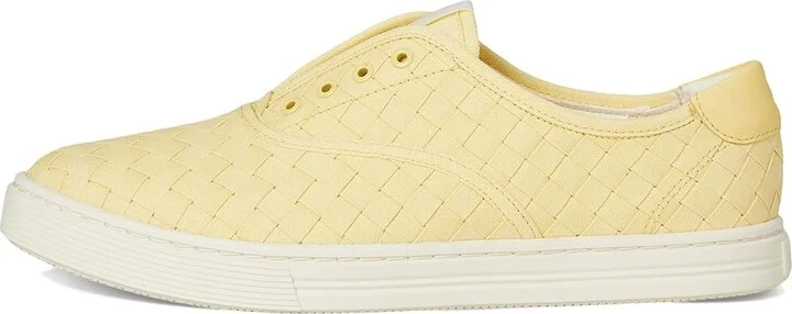 Cole Haan Grandpro Harbor Sneakers Women's Shoes Pale Banana Woven Canvas/Leather/Ivory : 5.5 B - Medium - Image 6