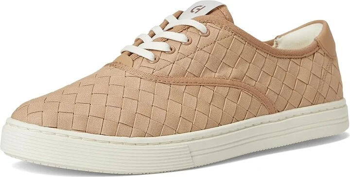 Cole Haan Grandpro Harbor Sneakers Women's Shoes Tuscan Sand Woven Canvas : 10 C - Wide, Leather - Image 5