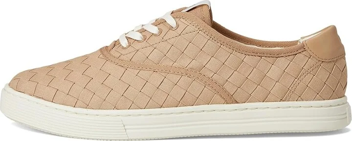 Cole Haan Grandpro Harbor Sneakers Women's Shoes Tuscan Sand Woven Canvas : 10 C - Wide, Leather - Image 6