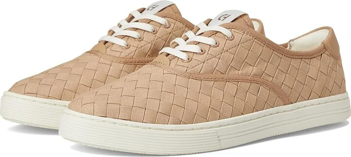 Cole Haan Grandpro Harbor Sneakers Women's Shoes Tuscan Sand Woven Canvas : 10 C - Wide, Leather