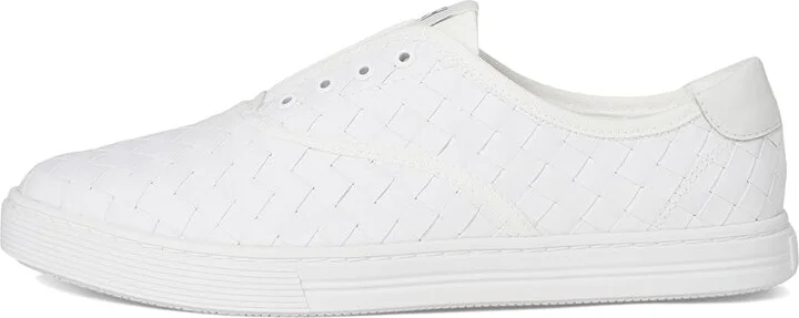 Cole Haan Grandpro Harbor Sneakers Women's Shoes White Woven Canvas/Leather/White : 7.5 C - Wide - Image 6
