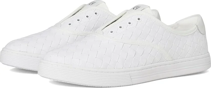 Cole Haan Grandpro Harbor Sneakers Women's Shoes White Woven Canvas/Leather/White : 7.5 C - Wide