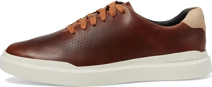 Cole Haan Grandpro Laser Cut Sneakers Men's Shoes Acorn/Sesame/Ivory : 11.5 D - Medium, Leather - Image 6