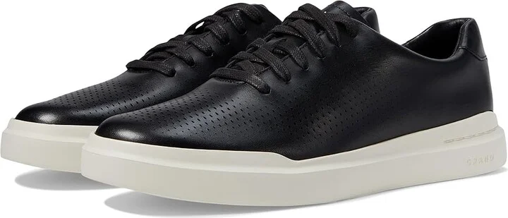 Cole Haan Grandpro Laser Cut Sneakers Men's Shoes Black/Tan : 10 D - Medium, Leather