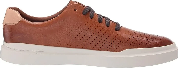 Cole Haan Grandpro Laser Cut Sneakers Men's Shoes British Tan/Ivory : 10 D - Medium, Leather - Image 8