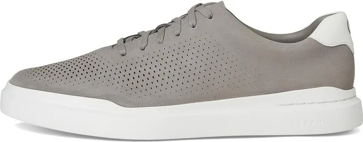 Cole Haan Grandpro Laser Cut Sneakers Men's Shoes Ironstone/Optic White : 10 D - Medium, Leather - Image 7