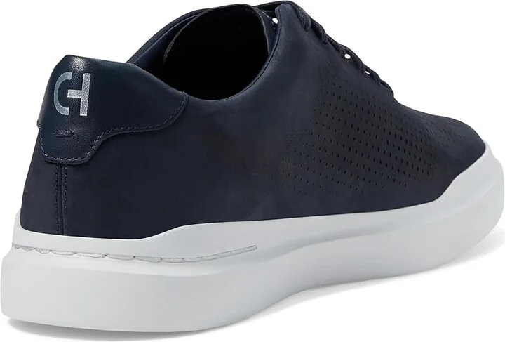 Cole Haan Grandpro Laser Cut Sneakers Men's Shoes Navy Ink Nubuck : 10 D - Medium, Leather - Image 5
