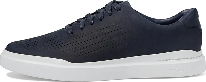 Cole Haan Grandpro Laser Cut Sneakers Men's Shoes Navy Ink Nubuck : 10 D - Medium, Leather - Image 7