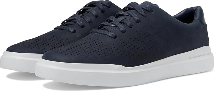 Cole Haan Grandpro Laser Cut Sneakers Men's Shoes Navy Ink Nubuck : 10 D - Medium, Leather