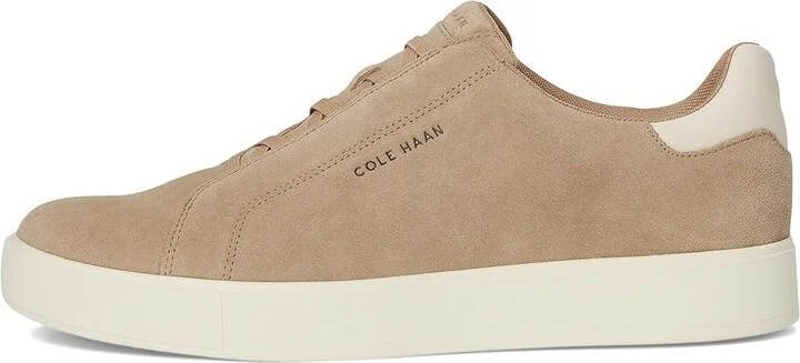 Cole Haan Grandpro Luxe Slip-On Sneakers Men's Shoes Birchbeige Suede/Ivory : 13 W - Wide, Leather - Image 6