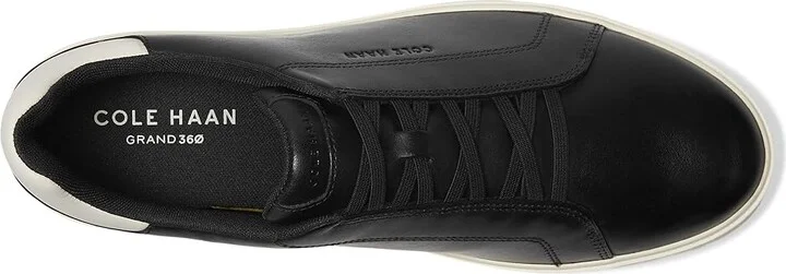 Cole Haan Grandpro Luxe Slip-On Sneakers Men's Shoes Black/Ivory : 8.5 D - Medium, Leather - Image 2