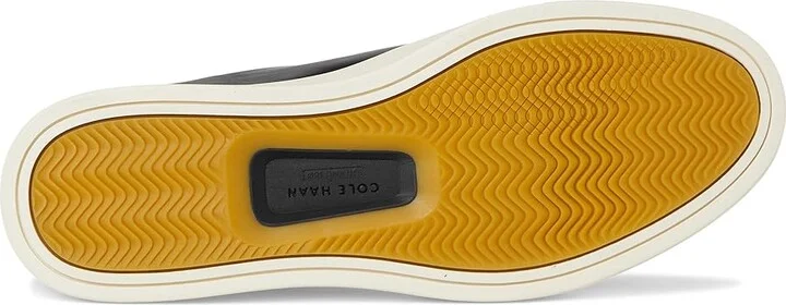 Cole Haan Grandpro Luxe Slip-On Sneakers Men's Shoes Black/Ivory : 8.5 D - Medium, Leather - Image 3