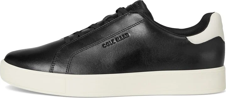 Cole Haan Grandpro Luxe Slip-On Sneakers Men's Shoes Black/Ivory : 8.5 D - Medium, Leather - Image 6